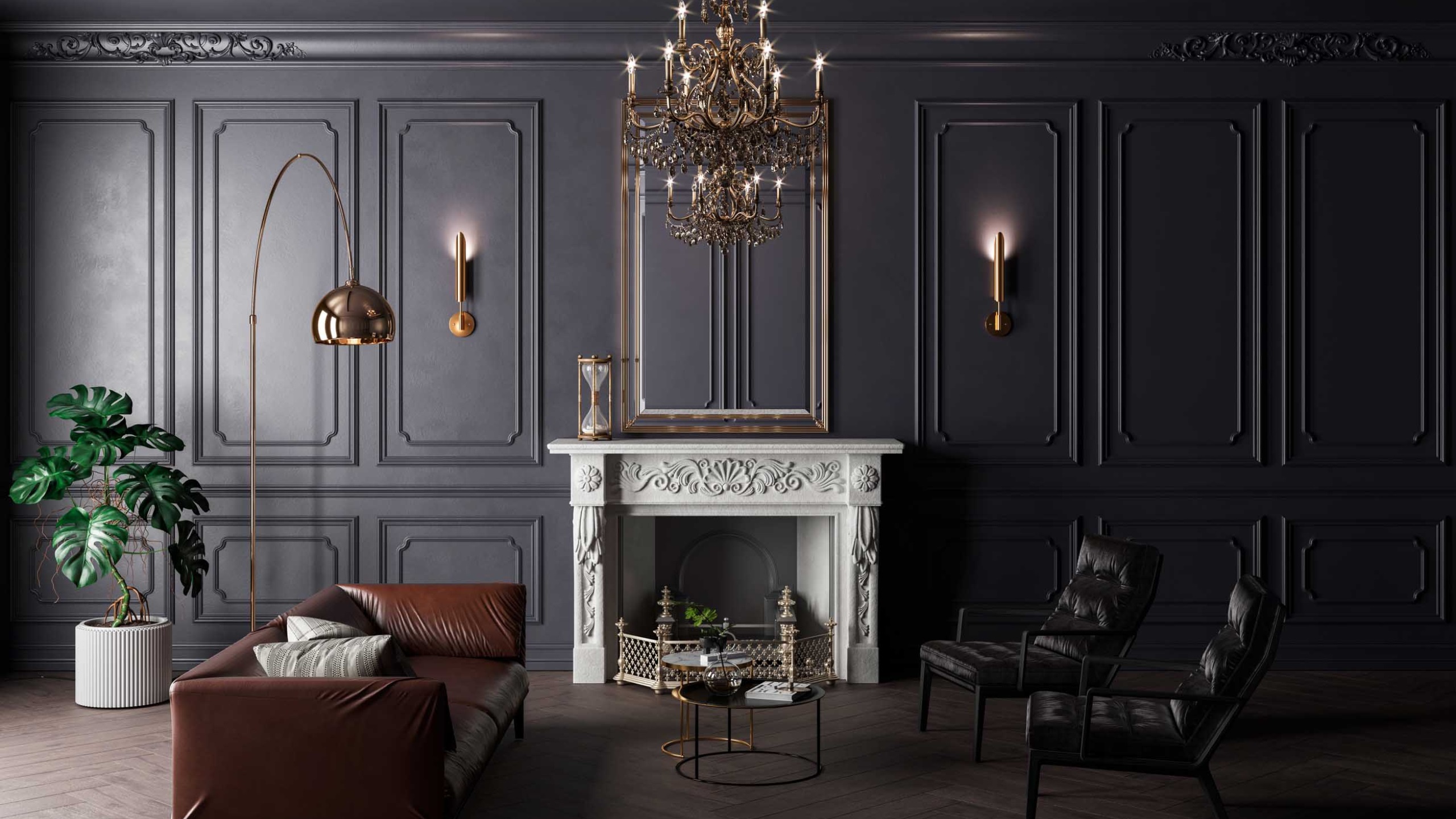 Фото 59 — Арт-деко в оформлении спальни с винтажными элементами