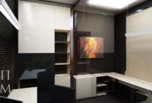 Photo of Яркий и стильный дизайн рабочего кабинета