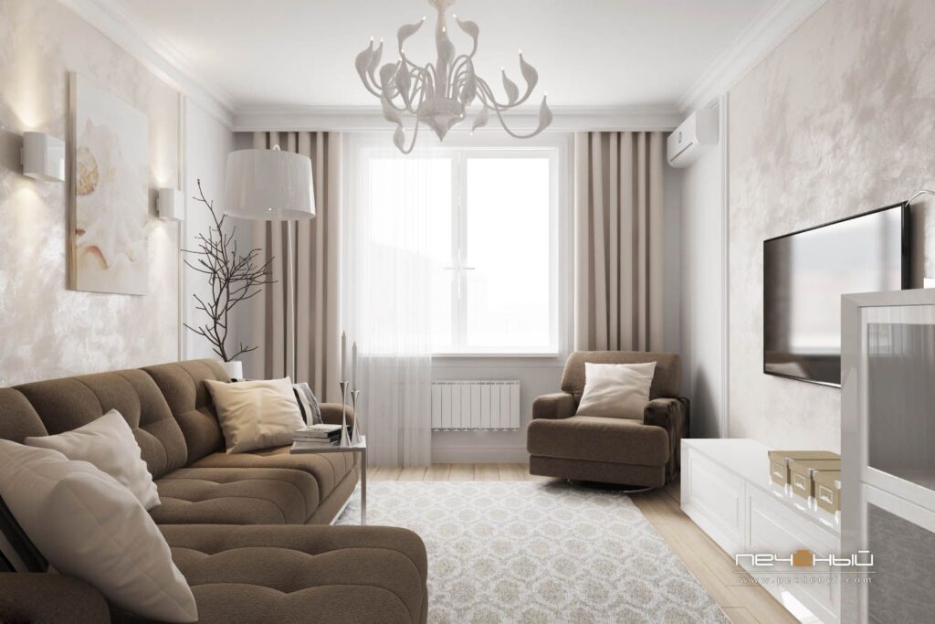 Фото 67 — Обновление гостиной с помощью текстильных аксессуаров