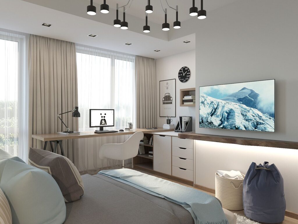 Фото 45 — Дизайн спальни с учетом психологии цвета