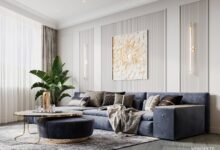 Photo of Яркий дизайн гостиной с яркими красками и аксессуарами