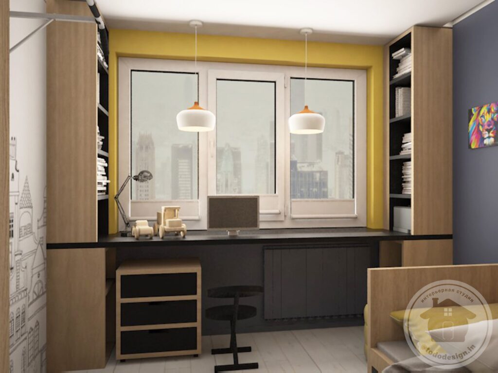 Фото 51 — Дизайн детской комнаты с игровой зоной