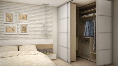 Photo of Минимализм в оформлении спальни с гардеробной зоной