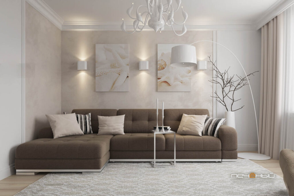 Фото 52 — Дизайн гостиной с использованием ярких акцентов