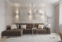 Photo of Дизайн гостиной с использованием ярких акцентов