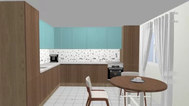 Photo of Современная кухня с техникой встроенной в мебель