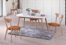 Photo of Столовая в скандинавском стиле с природными материалами