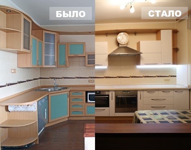 Фото 29 — Ремонт кухни с заменой столешницы и фасадов