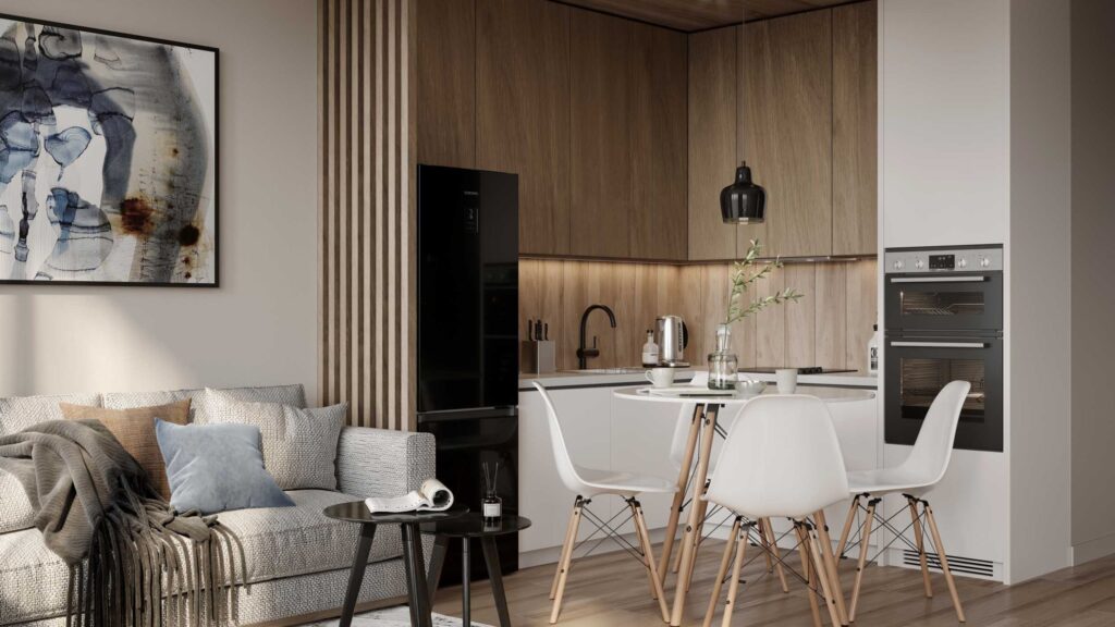 Фото 72 — Уютная спальня в скандинавском стиле с текстильными акцентами